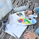 UnityStar 12-Set Miniature Paint Brushes Detail Set for Fine Detailing, Acrylic, Watercolor, Oil,