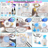 FUNSHOWCASE Small Bottle Container and Stopper UV Resin Epoxy Silicone Mold Jewelry Casting 4 Trays Set