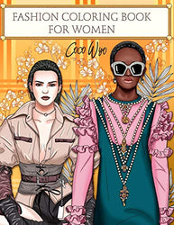 Fashion Coloring Book For Women: Adults Coloring Books with 30 Fashion Illustration