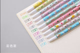 10 Pcs Unicorn Flamingo Gel Pens Set,Fine Point (0.5mm), Black Ink Color,Best Unicorn Gifts for Girls
