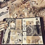 Vintage Ephemera for Junk Journals 45pcs Paper Dolls Collection for Collage, Scrapbook Supplies, Scrapbooking DIY Kit, Altered Art, Planner, Decopauge, Embellishments Accessories by Vilikya