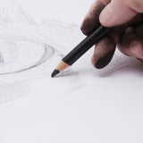 Owfeel A Set of 12PCS Professional Manga Sketch Drawing Charcoal Pencil Black, Soft