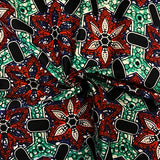 African Print Fabric Cotton Print 44'' wide Sold By The Yard (185179-3)