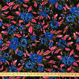 Printed Rayon Challis Fabric 100% Rayon 53/54" Wide Sold by The Yard (1023-2)