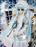 Winter Blue Dress / Outfit Dress Suit 1/4 MSD BJD Dollfie / 100% Custom-made Doll Dress / 4 PCS