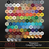 The Army Painter Wargamers Complete Paint Set - Miniature Painting Kit with 124 Model Paints, 5 Bonus Miniatures Paint Brushes and a Free Painting Guide - Miniature Paint Set for Miniature Figures