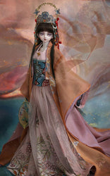 BJD Clothing Chinese Classic Fairy Style Clothing Set Unisex for 1/4 BJD SD BB Girl Dollfie Dolls,A