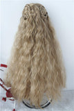 JD098 Fairly Sobazu BJD Wig Synthetic Mohair Doll Accessories Many Sizes and Colors Available (Light Brown, 5-6inch)