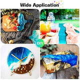 Epoxy Resin Kit 600ml/23oz, Professional Crystal Clear Coating and Casting Epoxy Resin and Hardener with Protective Gloves, Graduated Cups & Sticks for Art, Craft, Wood, Jewelry Making, River Tables