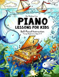 Piano Lessons for Kids: The Thinking Tree - Self-Paced Instruction - Young Beginners, Ages 5-9