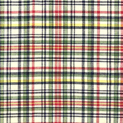 Madras Plaid Fabric (Style 15980) 100% Cotton Printed Fabric 44/45" Wide Sold BTY Shirts,