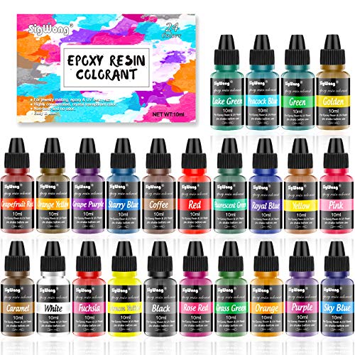 Epoxy Resin Pigment - 24 Colors Liquid Translucent Colorant Highly