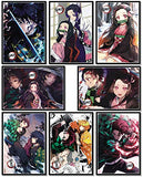 Japanese Anime Demon Slayer Poster Kamado Tanjirou Posters Wall Decor Art Print,Set of 8 pcs,11.5x16.5 inches