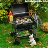 Odoria 1:12 Miniature BBQ Grill Barbecue Dollhouse Decoration Accessories