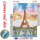 Diamond Painting Paris City Tower 5d Pictures Cross Stitch Square Round Drill Diamond Embroidery mosic Rhinestones Crafts