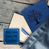 The Tree of Life Refillable Writing Journal | Faux Leather Cover, Magnetic Clasp + Pen Loop | Blank Notebook | 200 Lined Pages, 5 x 8 Inches for Travel, Personal, Poetry | Blue | The Amazing Office