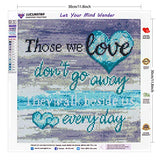 Letter Love 5D Diamond Painting Kits for Adults, DIY Diamond Art Full Drill Crystal Diamond Embroidery Paintings Arts Craft for Christmas Home Wall Decor 30x30cm