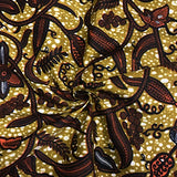 African Print Fabric Cotton Print 44'' wide Sold By The Yard (185178-3)