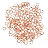 Darice Jewelry Making Jump Rings 120Pc 6mm 20 Gauge Rose Gold (3 Pack) Rg1012 Bundle with 1 Artsiga