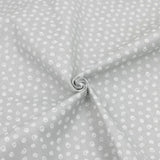 Hanjunzhao Quilting Fabric,Grey Fat Quarters Fabric Bundles,100% Cotton Fabric for Sewing Crafting,Print Floral Striped Polka Dot Gingham Fabric,18" x 22"(Grey)