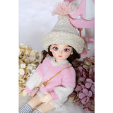 1/6 Puppet Bjd Doll Sd Doll Figurine 26 cm 10.2 Inches Spherical Joint Doll Makeup + Clothes + Wig + Shoes + Hat DIY Toy Surprise Gift