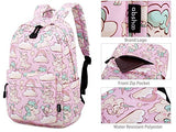 Abshoo Cute Lightweight Kids School Bookbags Unicorn Girls Backpacks With Lunch Bag (Unicorn Pink Set G3)