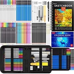 Art Supplies Rapify 96 Piece Art Set Colored Drawing Pencils