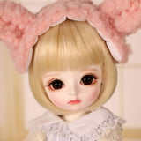 MLyzhe BJD Doll Gold Short Hair Exquisite Little Princess SD 1/6 Full Set Joint Dolls Can Change Clothes Shoes Decoration