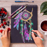 Gel Pens - 48 Metallic & Glitter Gel Pens + Carry Bag by Colorya, Perfect Gel Pens for Adult Coloring Books, Sketching, Drawing, Doodling, Bullet Journals - 31 Glitter & 17 Metallic Colors
