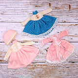 Beem Jun 3 Sets 12 inch BJD Clothes for 1/6 SD 30cm Ball Joint Doll with Hollow Lace Dress.Handmade Clothes Accessory Fit 12 Inches Fashion Doll for Kids Birthday Xmas Gifts