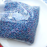 DadaCrafts(TM) 1000PCS 4mm Blue Mermaid Faux ABS Pearl Beads for Jewelry Making