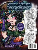 Steampunk Darlings Coloring Book
