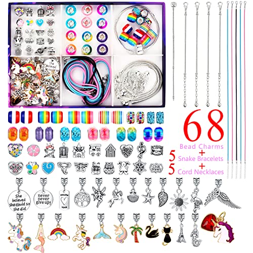 Charm Bracelet Making Kit for Girls, Beads for Jewelry Making Kit, Unicorn  Gifts for Girls, Craft Kits Girls Gifts 8-12 Years Old and Teen Girl Toys :  : Toys & Games