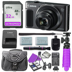 Canon PowerShot SX620 HS Digital Camera (Black) with 32GB SD Memory Card + Accessory Bundle