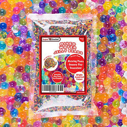 Super Z Outlet 1 Pound Mixed Bag of Assorted Multi-Color Water Gel Pearls Beads for Home