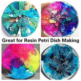 Alcohol Ink Set Resin Dye, Includes 24 Basic Colors Each 10ml and 6 Metallic Colors Each 15ml, Great for Resin Petri Dish Making, Epoxy Resin Painting, Coaster, Tumbler Cup Making, Alcohol Ink Art
