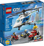 LEGO City Police Helicopter Chase 60243 Police Playset, Building Sets for Kids (212 Pieces)