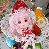 Dream Fairy 1/12 Bjd Doll Dodo Doll 14Cm Mini Doll 26 Joint Body Cute Children Gift Toy Angel Surprise Doll,Ob11 Must Have Toys 4 Year Old Girl Gifts Childrens Favourites Superhero Toys