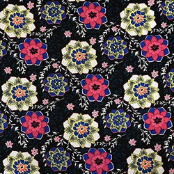 Printed Rayon Challis Fabric 100% Rayon 53/54" Wide Sold by The Yard (1006-2)