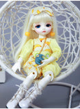 MDSQ SD Doll Girl Full Set 1/6 BJD Doll Spherical Joint Doll 26Cm Toy Fashion Lovely Exquisite Doll Child Send Girl Birthday Full Set of Dolls