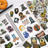 200 PCS Halloween Horror Movie Stickers - Funxee Waterproof Bulk Sticker Creepy Scary Theme Graffiti Decal for Water Bottle Scrapbook Laptop Skateboard Decor