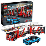 LEGO Technic Car Transporter 42098 Toy Truck and Trailer Building Set with Blue Car, Best Engineering and STEM Toy for Boys and Girls (2493 Pieces)