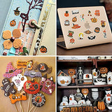 Halloween Stickers, Vinyl Water Bottle Decal Pumpkin Stickers for Cell Phones, Laptops, Skateboards, Luggage