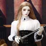 W&Y 1/3 SD Doll BJD Dolls Full Set 70Cm 27.5 Inch Jointed Dolls Toy Action Figure + Makeup + Accessory with Clothes Shoes Wigs, Best Gift
