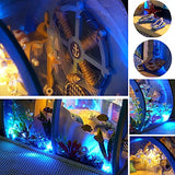 WYD Doll House Mini Ocean Tunnel DIY Mini House Kit Manual Creative Furniture, with Romantic Art Gift (Encounter The Dream Ocean ) Creative Room Gifts