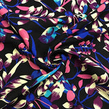Printed Rayon Challis Fabric 100% Rayon 53/54" Wide Sold by The Yard (1008-1)