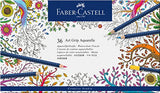 Faber-Castell Art GRIP Aquarelle Watercolor Pencil Set, Tin of 36 Pencils