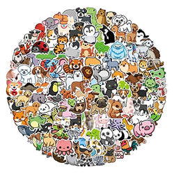 Acekar 200 PCS Cute Animal Stickers,Colorful Animal Waterproof Stickers,Vinyl Cute Aesthetic Stickers for Water Bottle,Laptop,Phone,Skateboard Stickers for Teens Girls Kids