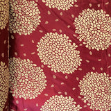 Burgundy Velvet Jacquard Damask Fabric 118'' Wide sold By The Yard for Curtains, Drapery,