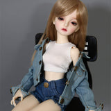 Ball Jointed BJD Doll 1/4 40Cm/15.7Inch Handmade SD Dolls with All Clothes Wigs Shoes Makeup DIY Toys for Girl Birthday, D